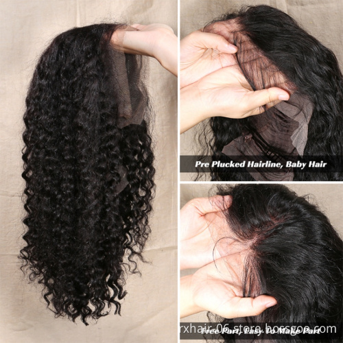 ISEE HAIR 13X6 Bundles Long Real Vendors Curly Finger 30 32 40 Inch Brazilian Human Hair Deep Wave Lace Front Wig